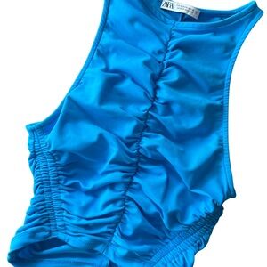 Zara Small Blue Tank